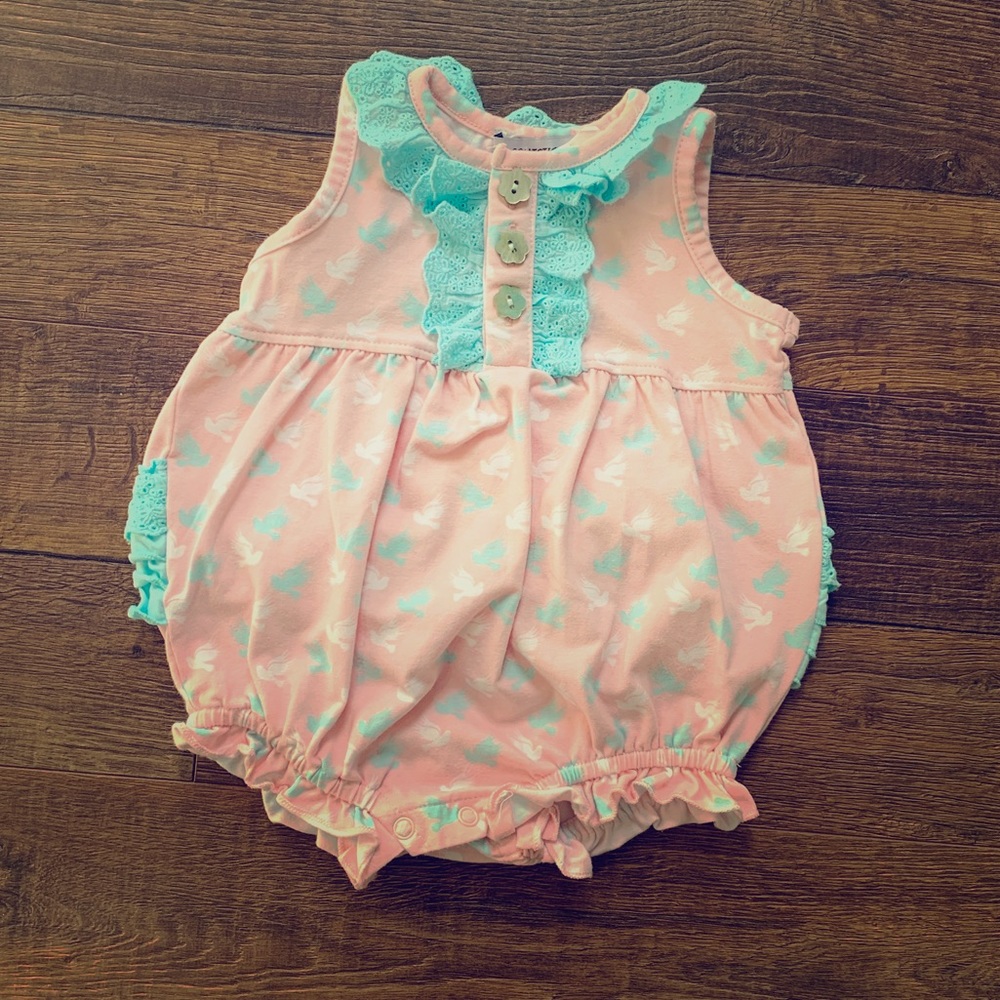 💕✨ Baby Girl Boutique Romper with Ruffles✨💕